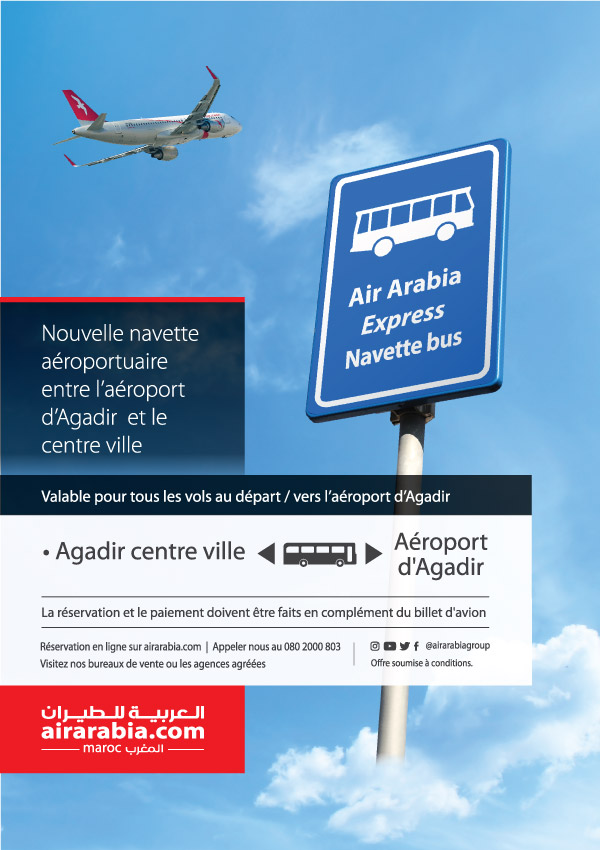 Nouvelle navette aéroportuaire entre l'aéroport d'Agadir et le centre ville