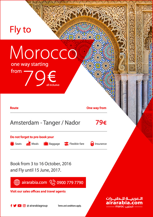 Fly to Morocco