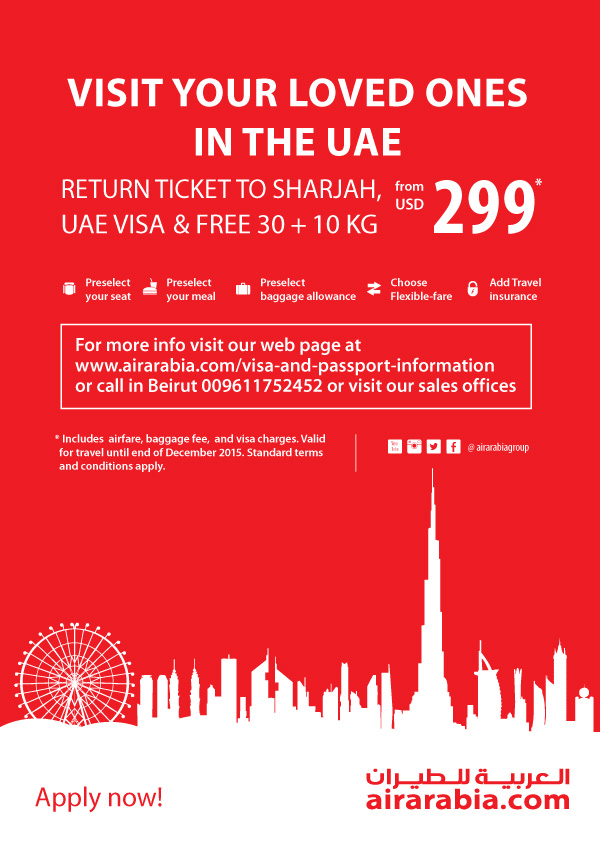 Visit your loved ones in the UAE!