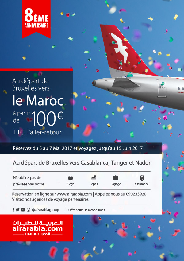 8ème Anniversaire - Au départ de Bruxelles vers le Maroc