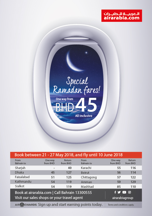 Special Ramadan Fares!