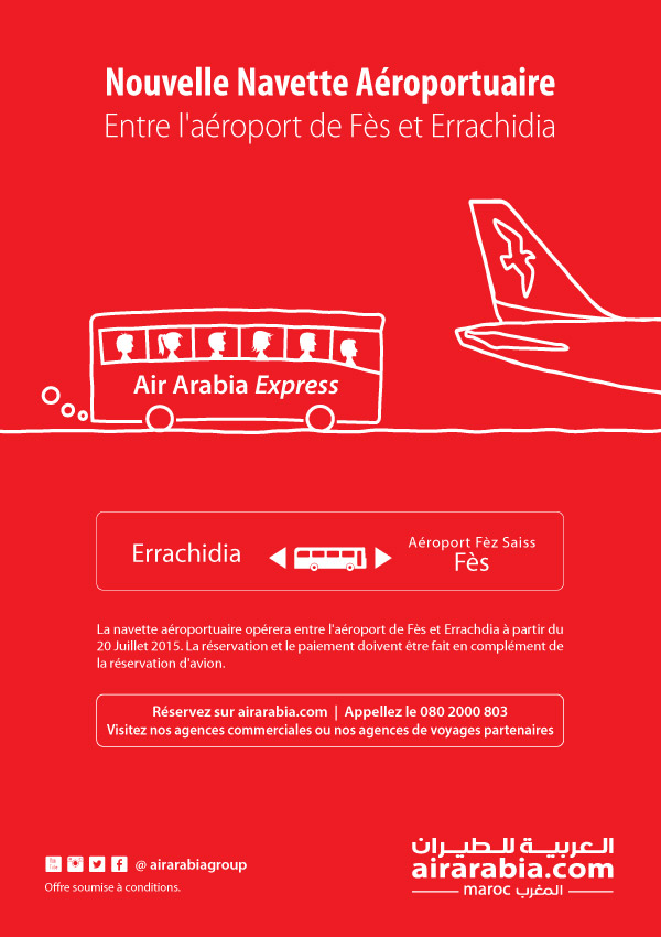 Nouvelle Navette Aéroportuaire Entre l'aeroport de Fès et Errachidia
