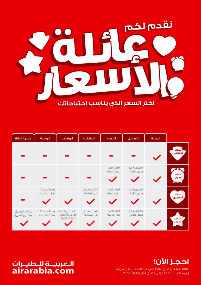 نقدم لكم عائلة الأسعار