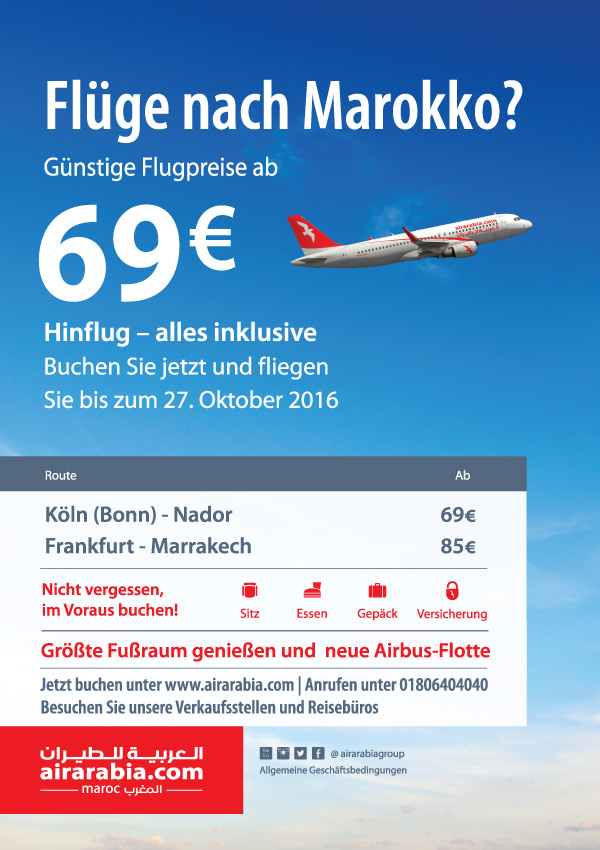 Flüge nach Marokko?