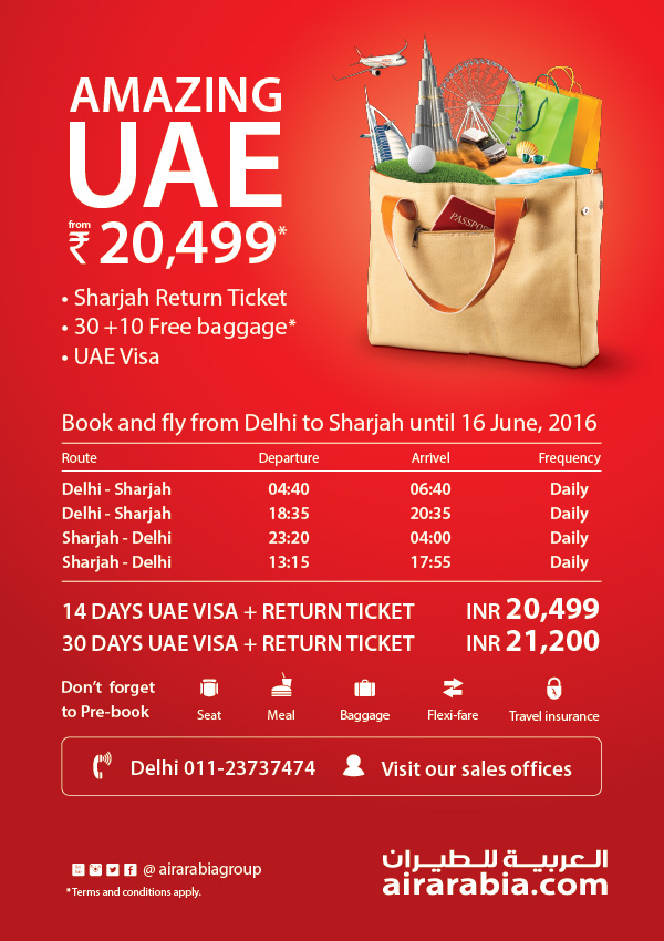 Visit Amazing UAE Starting from INR 20,499/-