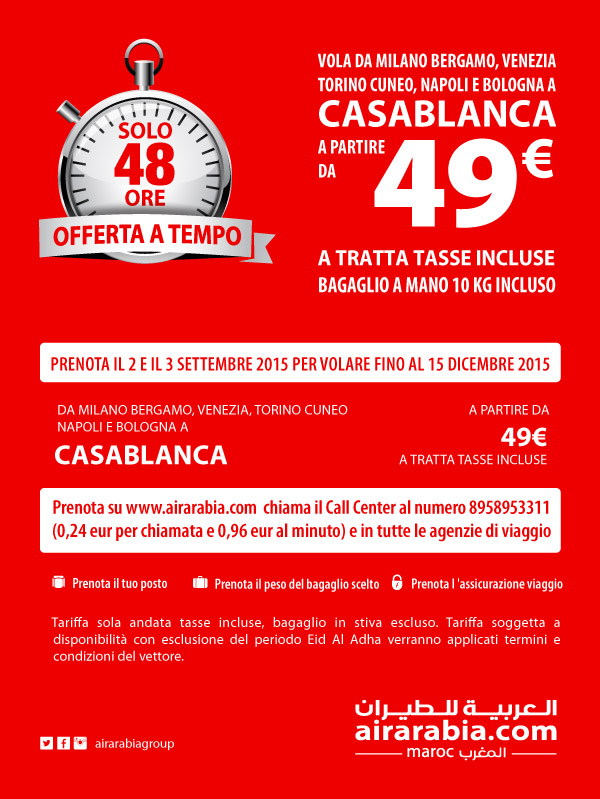 Offerta a tempo!