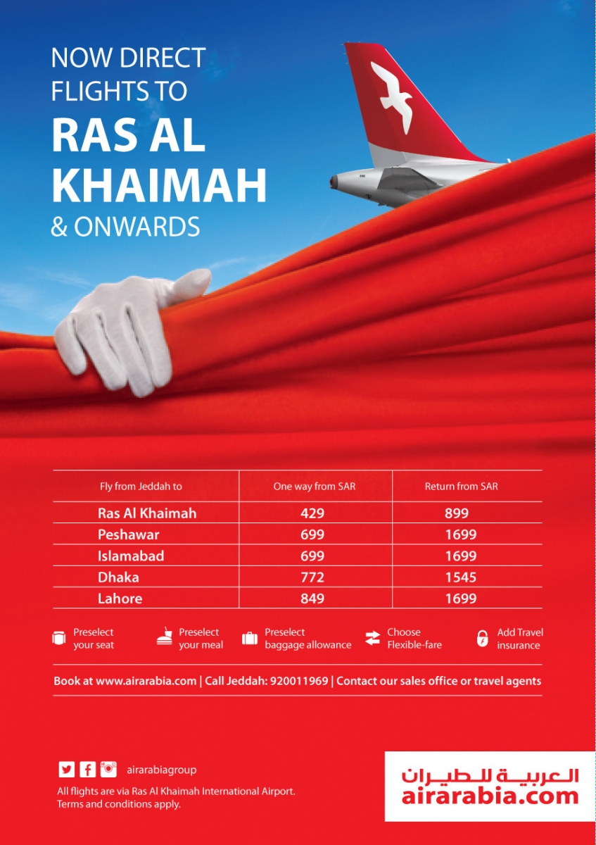 Announcing direct flights to Ras Al Khaimah
