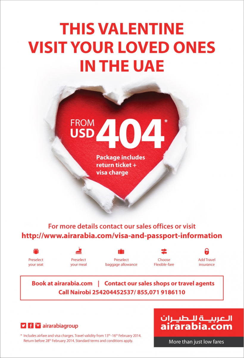 Visit your loved ones in UAE on this valentine