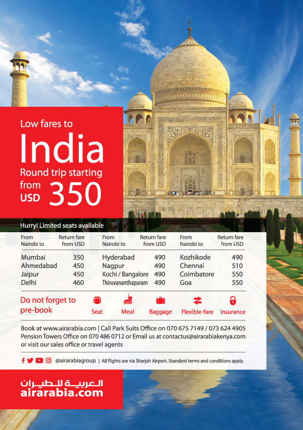 Low fares to India