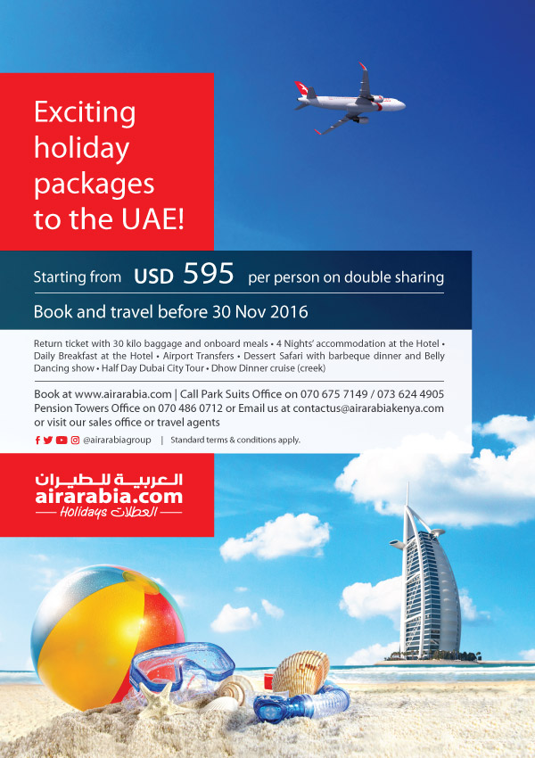 Exciting holiday packages to the UAE starting from USD 595!