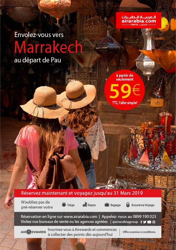Envolez-vous vers Marrakech