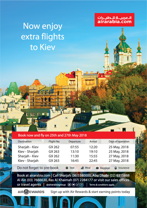 Now enjoy extra flights to Kiev