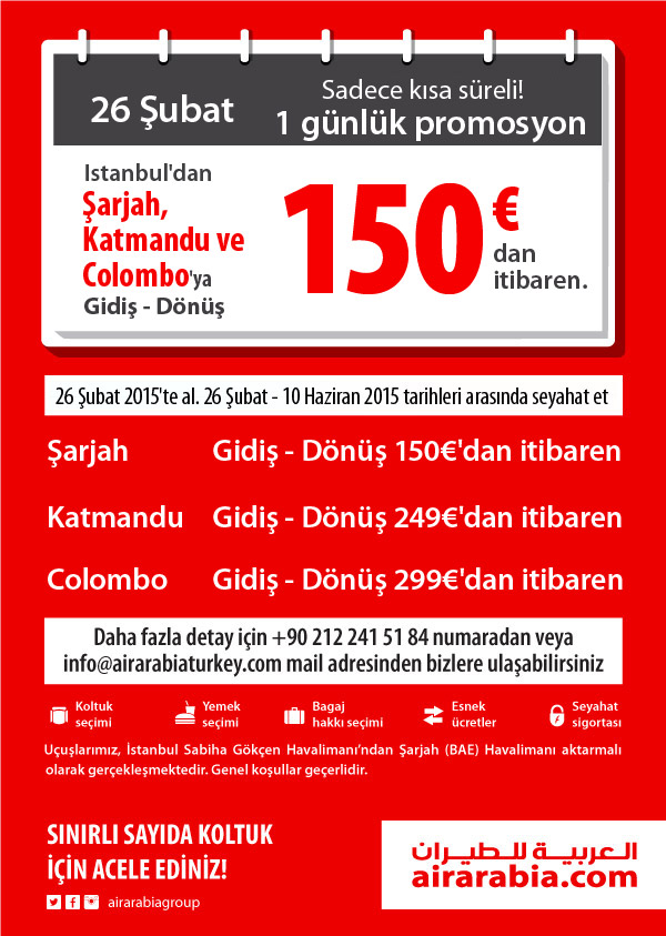 Sınırlı bir süre için özel promosyon