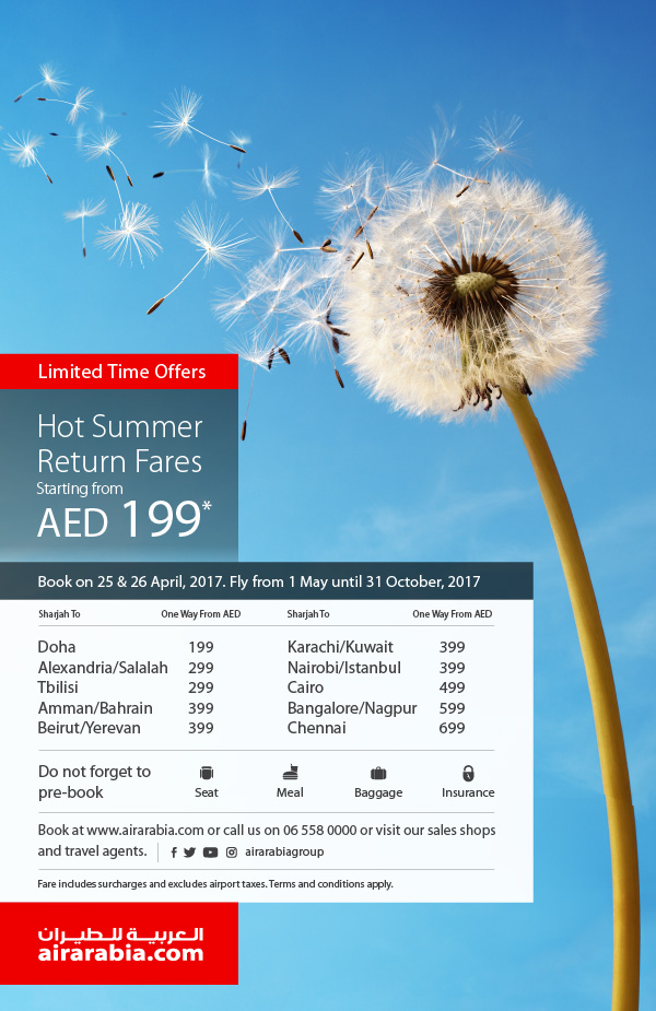 Hot Summer Return Fares