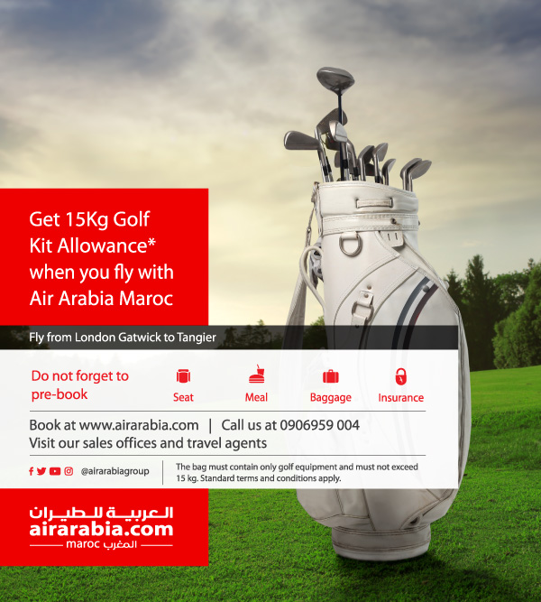 Get 15 Kg Golf kit allowance