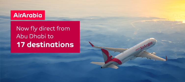 Fly Direct From Abu Dhabi To 17 Destinations Air Arabia