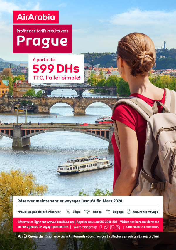 Profitez De Tarifs Reduits Vers Prague Air Arabia