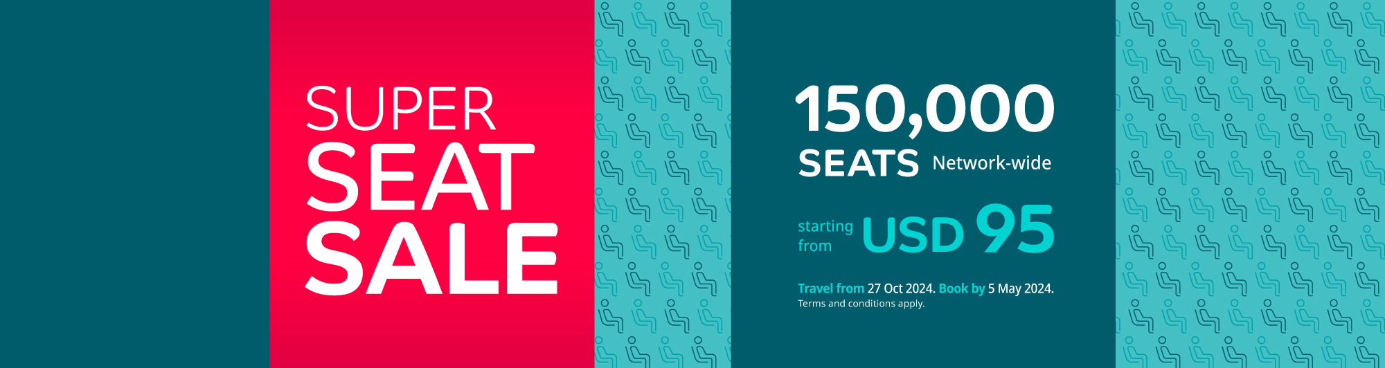 150,000 seats from AED 149
