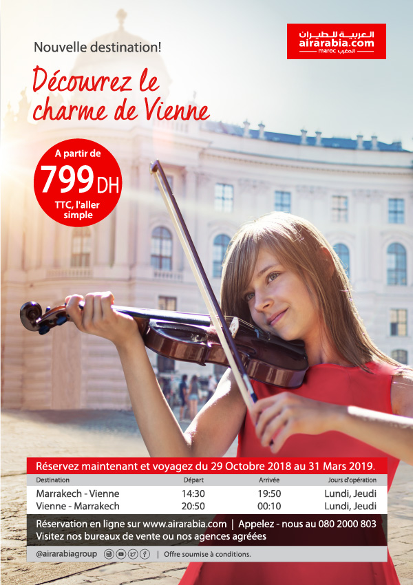 Decouvrez Le Charme De Vienne Air Arabia