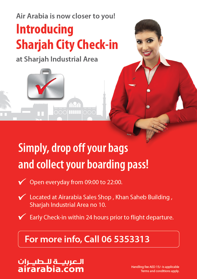 Introducing Sharjah City Check-in at Sharjah Industrial Area